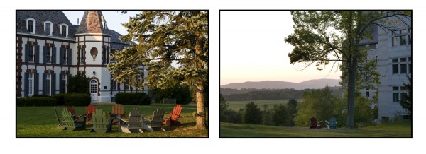 Here are a couple of photos of the Middlebury College campus, Cooper's home away from home for the next four years.