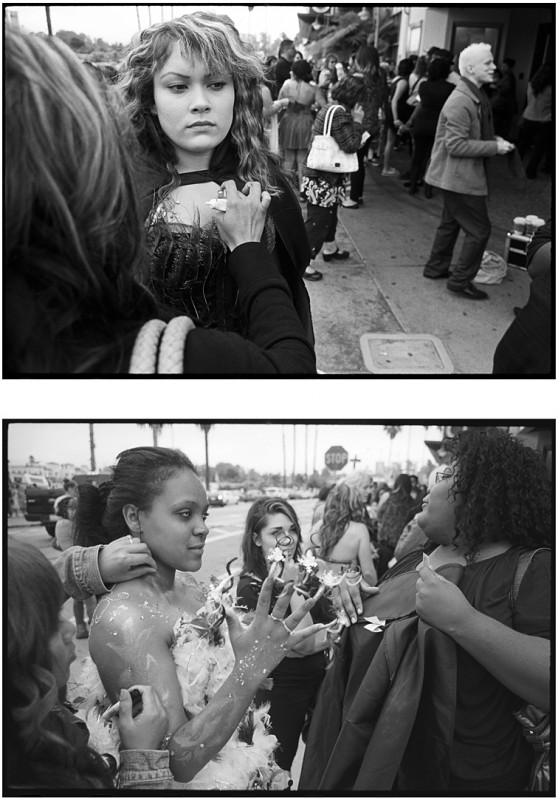 While wandering around the Main Beach area Sunday morning looking for photos, I discovered a crazy scene in front of the Coconut Grove, the 17th Annual Central Coast Hair Design & Beauty Expo! 