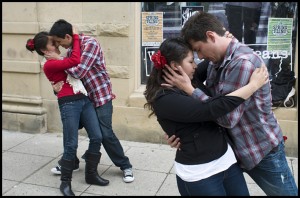 It's great fun to see dancing in the streets downtown! 