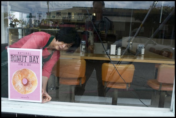 It was news to me that June 3rd is National Donut Day. The folks at Allbright's Donuts on Water Street were celebrating!