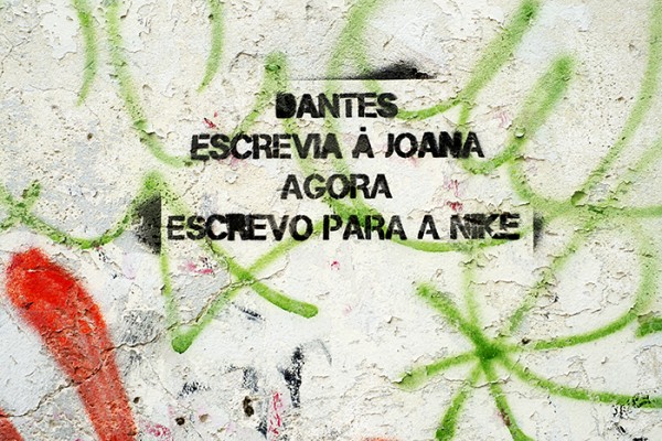 "Dante wrote to Joana now he writes for Nike."