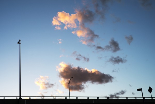 Sunset over Saint Roch.